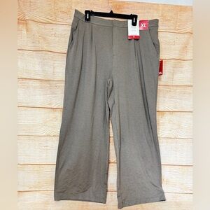 Member's Mark Women Wide Leg Trouser Pants Khaki Size‎ XL